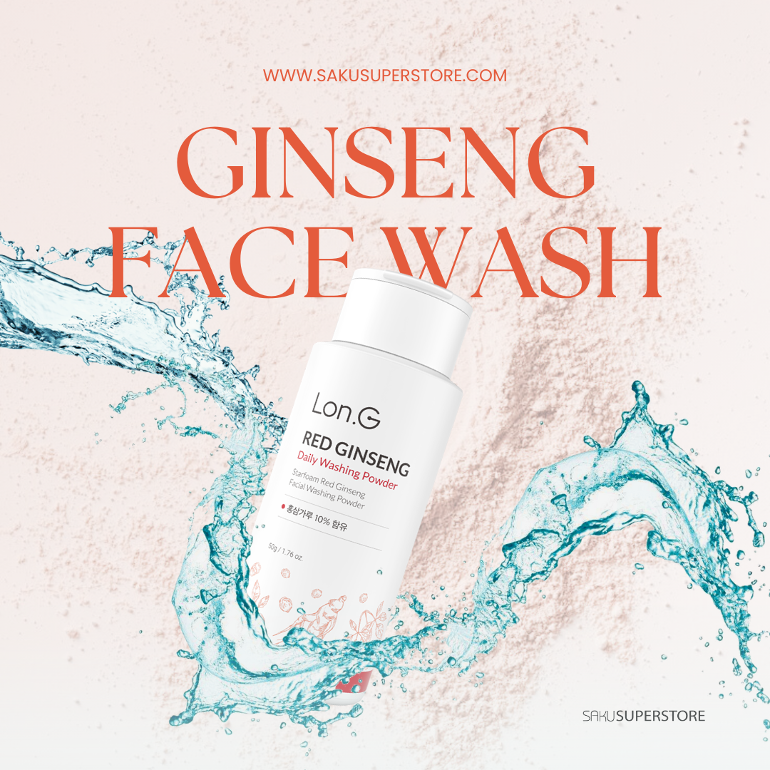 Achieve Radiant Skin with Lon.G Red Ginseng Enzyme Powder Facial Wash